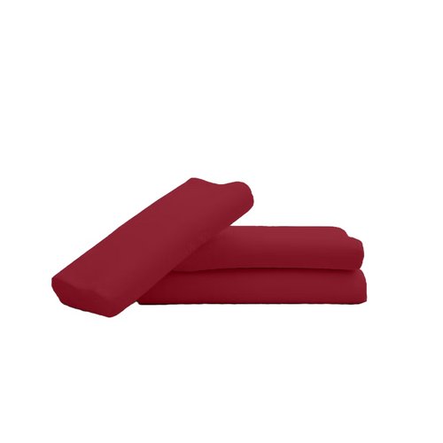 Taies d’oreillers rouge