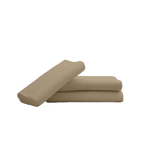 Taies d’oreillers camel