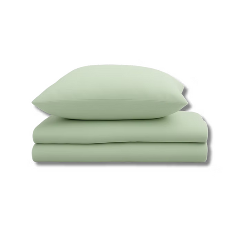 Taies d’oreillers vert pastel