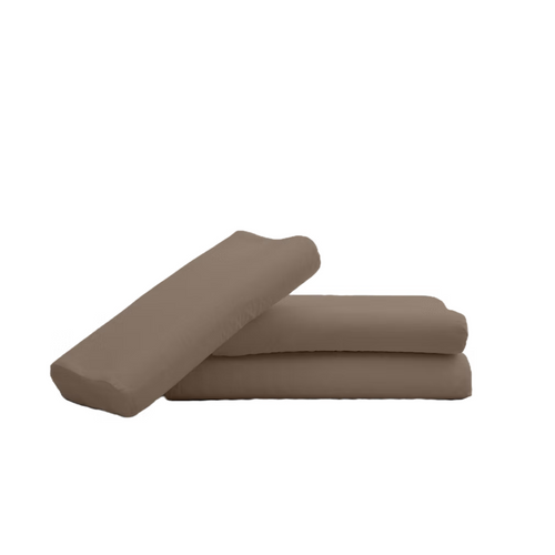 Taies d’oreillers taupe